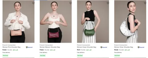Image of French Connection Handbags at minimum 76% Discount
