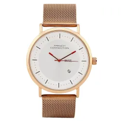 French Connection Spring-Summer 2023 Analog Silver Dial Mens Watch