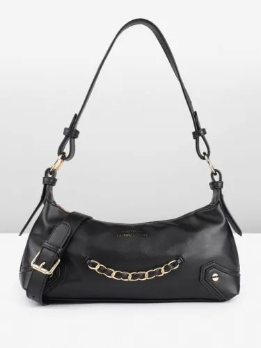 Image of French Connection Women Black Shoulder Bag