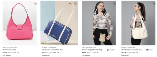 Image of French Connection Women Handbag Starting at ₹456