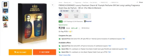 Image of FRENCH ESSENCE Luxury Premium Charm