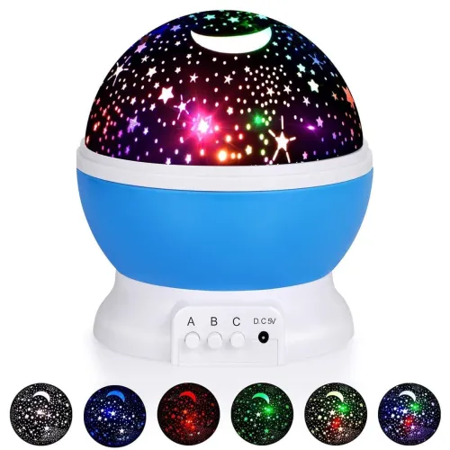 Image of FreshDcart Fdcml1 Plastic Star Projector LED Night Lamp
