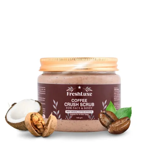 Image of FreshLuxe Coffee Crush Body & Face Scrub