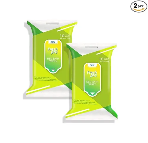 Image of Freshpro Bed Bath Wipes Green
