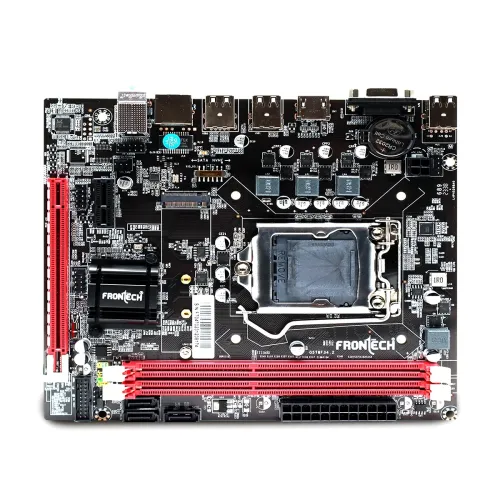 Image of FRONTECH H61 Chipset Motherboard with 2xDDR3 RAM Slots LGA1155 Supports