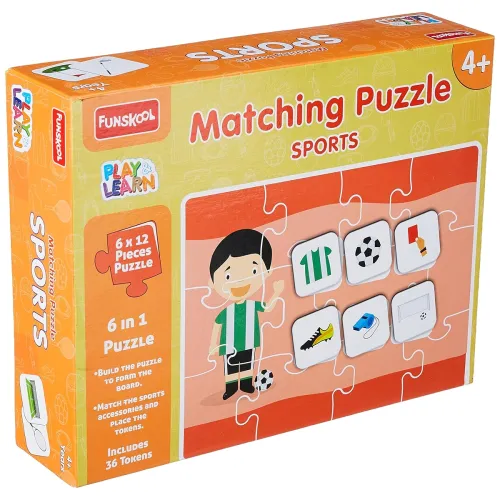 Image of Funskool 6-in-1 Sports Puzzle Set