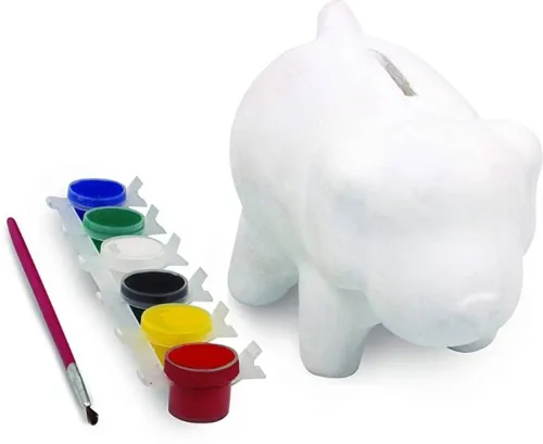 Image of Funskool Handycrafts Puppy Coin Bank (White)