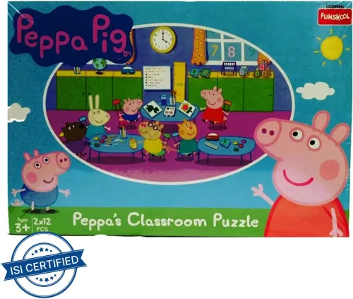 Image of FUNSKOOL PEPPA PIG CLASSROOM PUZZLE 