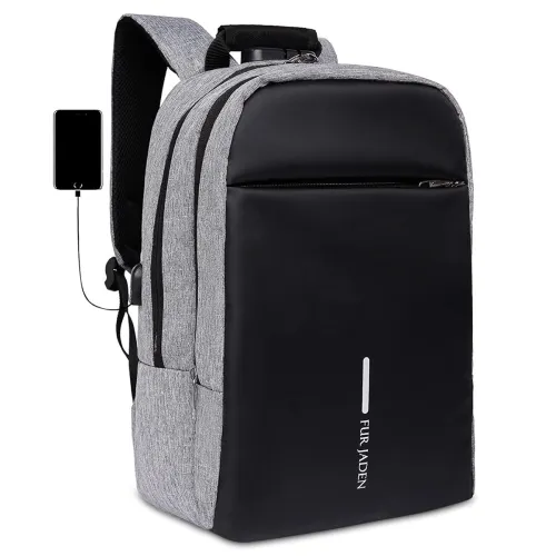 Image of FUR JADEN Anti Theft Number Lock Backpack Bag with 15.6 Inch Laptop