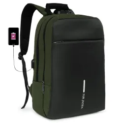 FUR JADEN Anti Theft Number Lock Backpack Bag