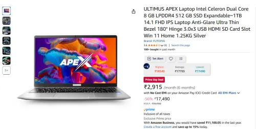 Image of FUTOPIA ULTIMUS APEX Laptop Intel Celeron Dual Core