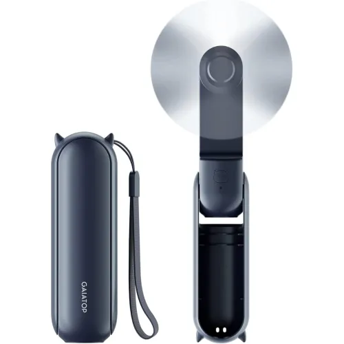 Image of Gaiatop Mini Handheld Fan 2 Speed USB Desk Fan for Home Office Travel (Blue)