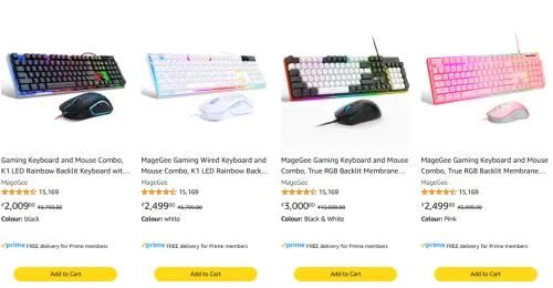Image of Gaming Keyboard and Mouse Combo