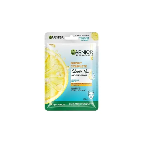 Image of Garnier Bright Complete Anti Pimple Sheet Mask