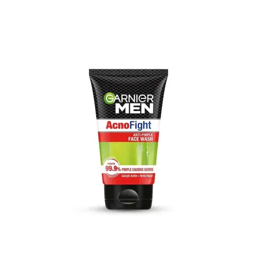 Image of Garnier Men, Anti-Pimple Face Wash, Repairs Skin & Balances Oils, AcnoFight, 100 g