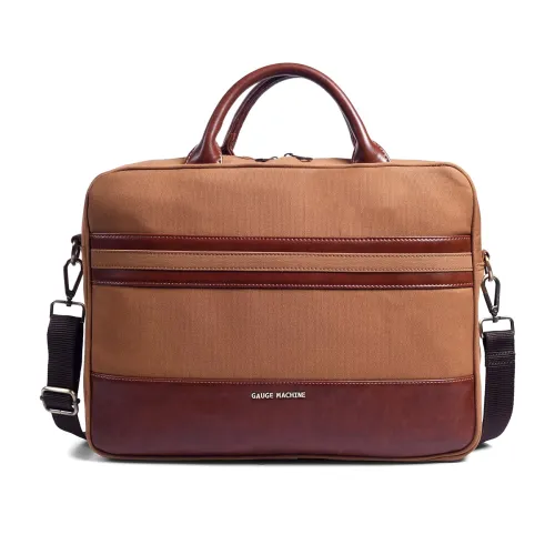 Image of Gauge Machine Tan Duffle Bag