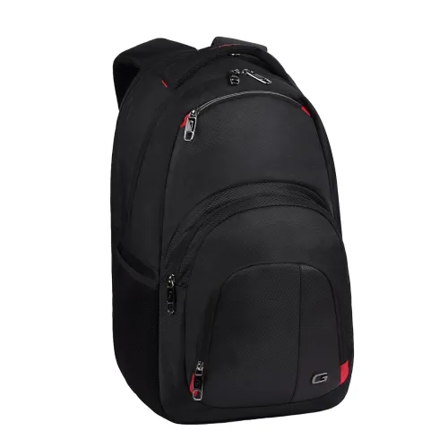 Image of Gear 35 ltrs Black and Red Laptop Backpack