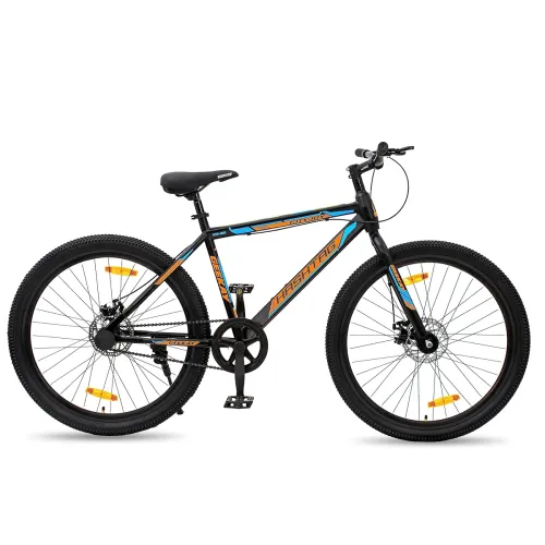 Image of Geekay Hashtag 27.5T Single Speed Cycle with Dual Disc Brakes - Black Orange