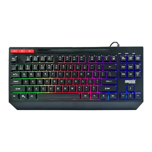 Image of GEONIX Cruiser K2 Multi Function Gaming Keyboard with 90 Keys Including 3 Dedicated Multimedia Keys