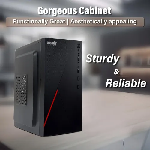 Image of Geonix GX-1712 Cabinet/Computer Case with Audio Port