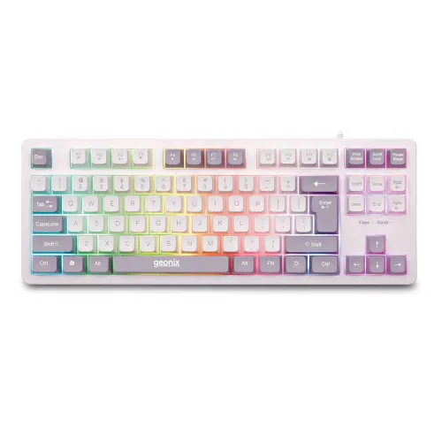 Image of GEONIX Vintage KB4 Retro Style Chiclet Style Keyboard