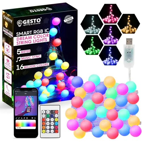 Image of Gesto 5V Ball Shape Serial String Lights