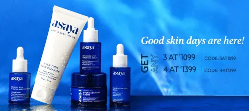 Image of Asaya Offer: Get any 3 at ₹1099 on Beauty Products