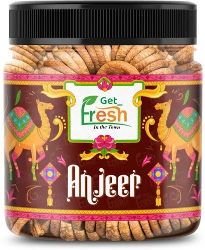 Image of Get Fresh Dried Figs Dry Fruits 250g Jar Packing