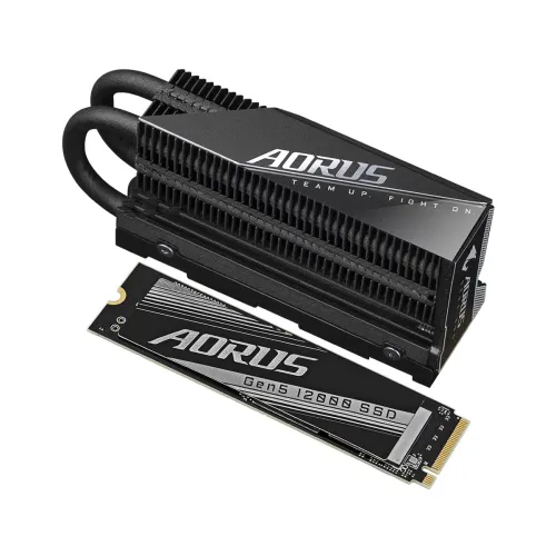 Image of GIGABYTE AG512K2TB AORUS Gen5 12000 SSD 2TB