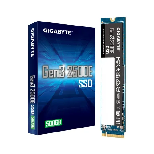Image of GIGABYTE Gen3 2500E SSD 500GB Drive
