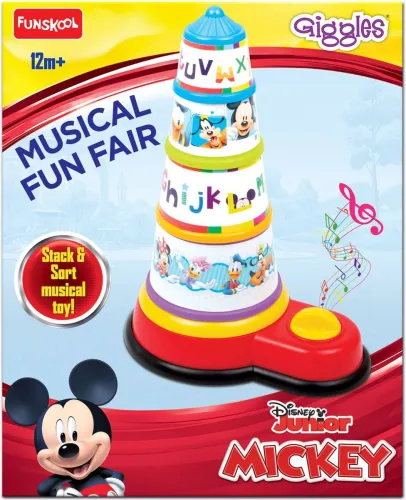 Image of Giggles Disney Musical Funfair (Yellow)