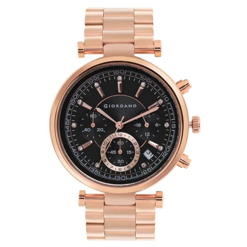 Image of Giordano Analog Women's Watch GZ-60019 with Stainless Steel Strap