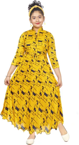 Image of Girls Maxi/Full Length Casual Dress