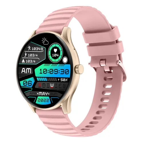 Image of GIZMORE Gizfit Curve 3.54cm (1.39) AOD 500 NITS Bluetooth Calling Smartwatch