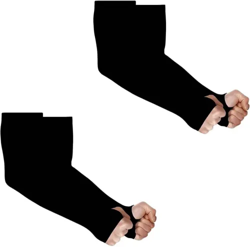 Image of GJSHOP Sun Protection Cooling Sports Gloves pack of 2 pairs