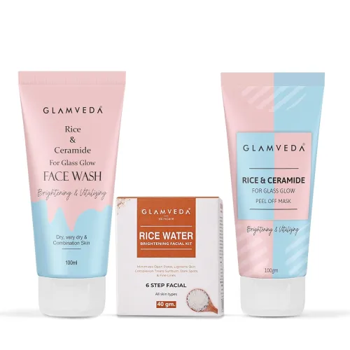 Image of Glamveda Rice & Ceramide Combo Gift Pack 