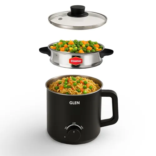 Image of Glen Plastic Multicooker Electric Kettle Multipurpose