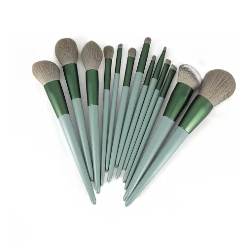 Image of Gleva Soft Fluffy Makeup Brushes 13 Pcs
