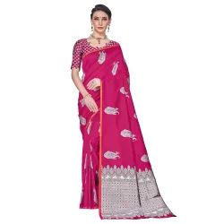 Glory Sarees Womens Banarasi Silk Saree