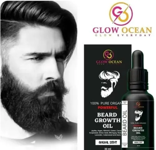 Image of glowocean Beard Hair Growth Oil (30 ml)