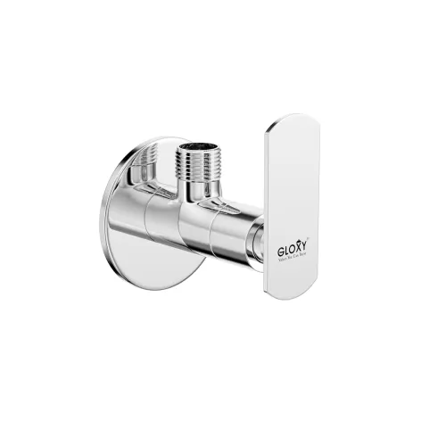 Image of GLOXY Chrome Finished One Way Brass Angle Valve Cock