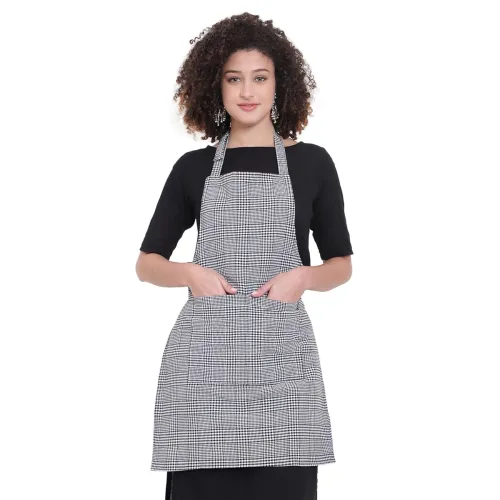 Image of GLUN Kitchen Cooking Apron Small Checkered