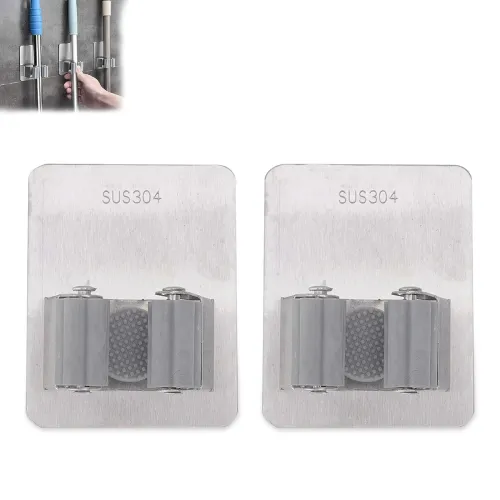 Image of GLUN® Mop or Broom Holder, Pack of 2