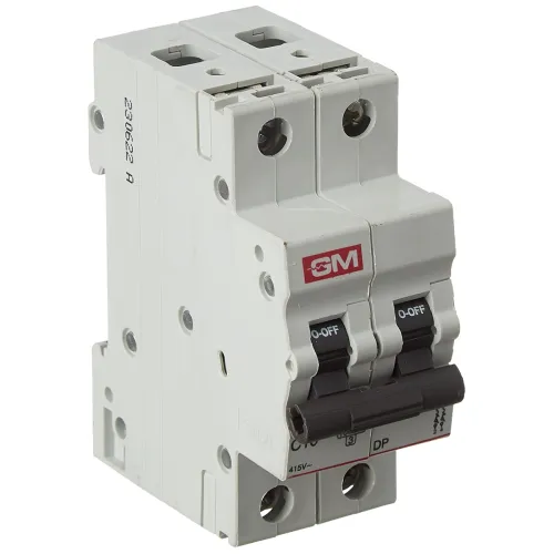 Image of GM MCB 10A DOUBLE POLE 'C' TYPE