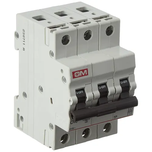 Image of GM MCB 40A TRIPLE POLE 'C' TYPE