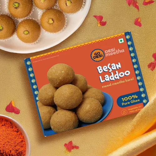 Image of GO DESi Besan Laddoo, 180 grams