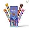 GO DESi ice popz : 12-Pack Assorted 4 Flavours Fruit Ice Popsicles