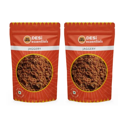 Image of GO DESi Jaggery Powder, 500g pack of 2