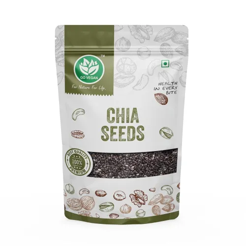 Image of Go Vegan Raw Unroasted Chia Seeds 1kg