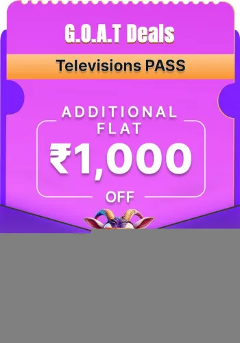 Image of G.O.A.T. Deals Televisions Pass: Flat ₹1000/-